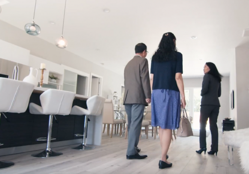 Modern showroom interior filmed for a retail brand